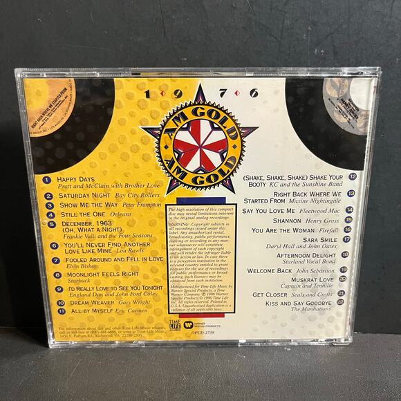 AM Gold 1976 Time Life CD - 21 Classic Hits - Various Artist Oldies Compilation - Picture 2 of 7